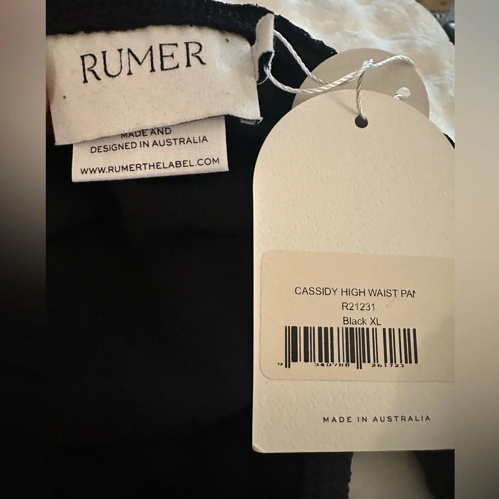 Rumer the label. Cassidy High waist bikini bottoms‎ black